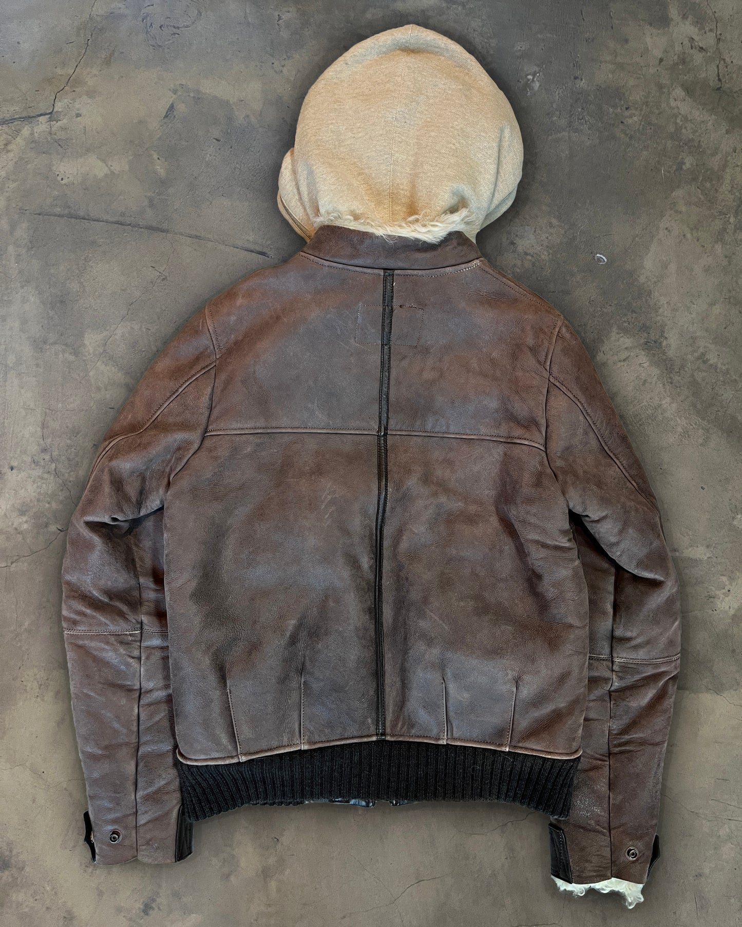 UNDERCOVER AW2005 “ARTS AND CRAFTS” SHEARLING MOUTON JACKET