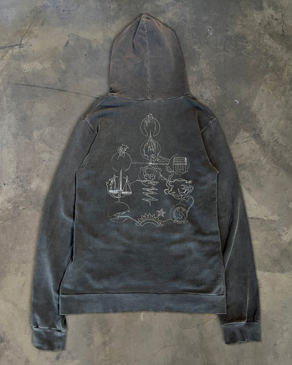 RAF SIMONS SS2004 “MAY THE CIRCLE BE UNBROKEN” RELIGIOUS HOODIE