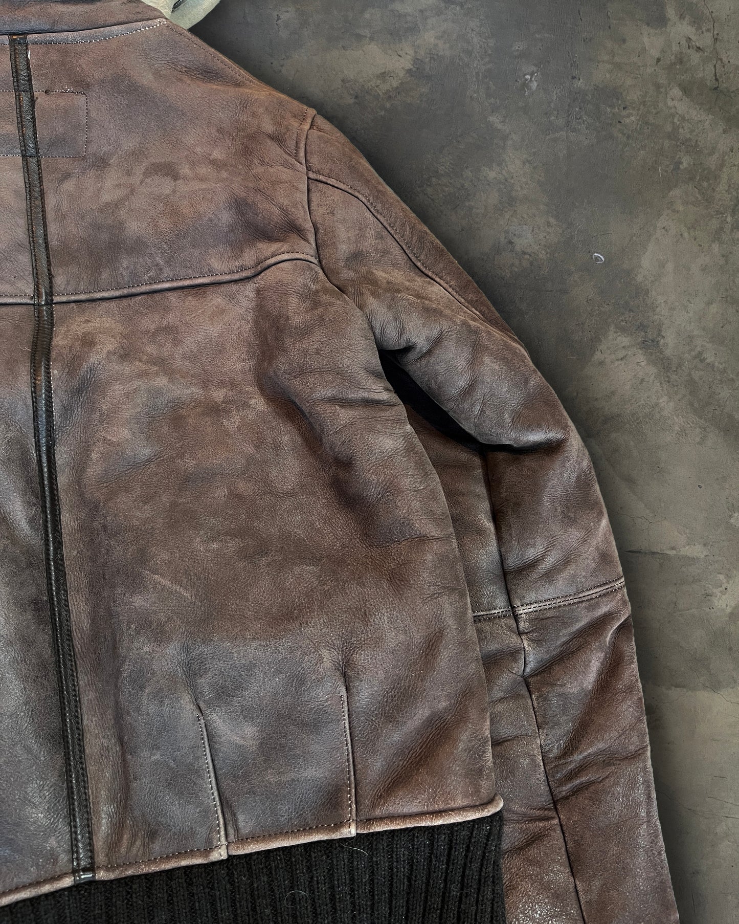 UNDERCOVER AW2005 “ARTS AND CRAFTS” SHEARLING MOUTON JACKET