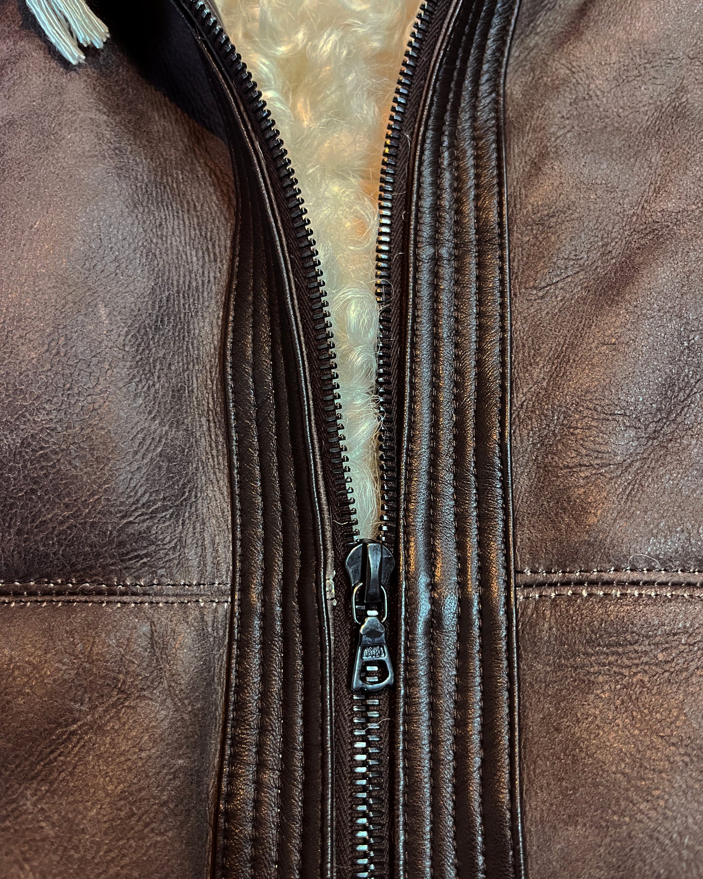 UNDERCOVER AW2005 “ARTS AND CRAFTS” SHEARLING MOUTON JACKET