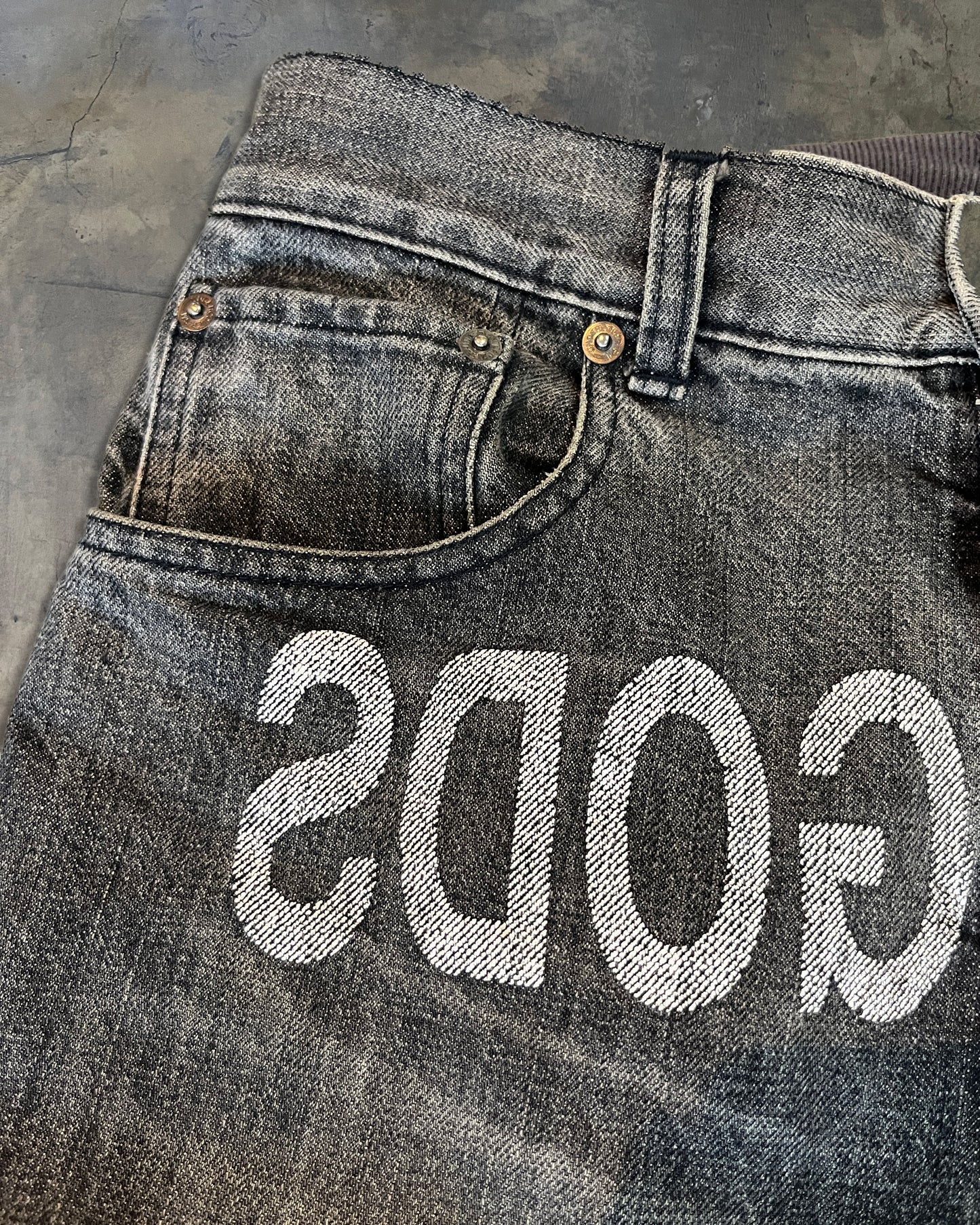 UNDERCOVER AW2002 "WITCHES CELL DIVISION" REBELGODS HYBRID DENIM