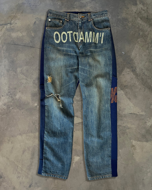 UNDERCOVER AW2002 "WITCHES CELL DIVISION" IMMADTOO HYBRID DENIM