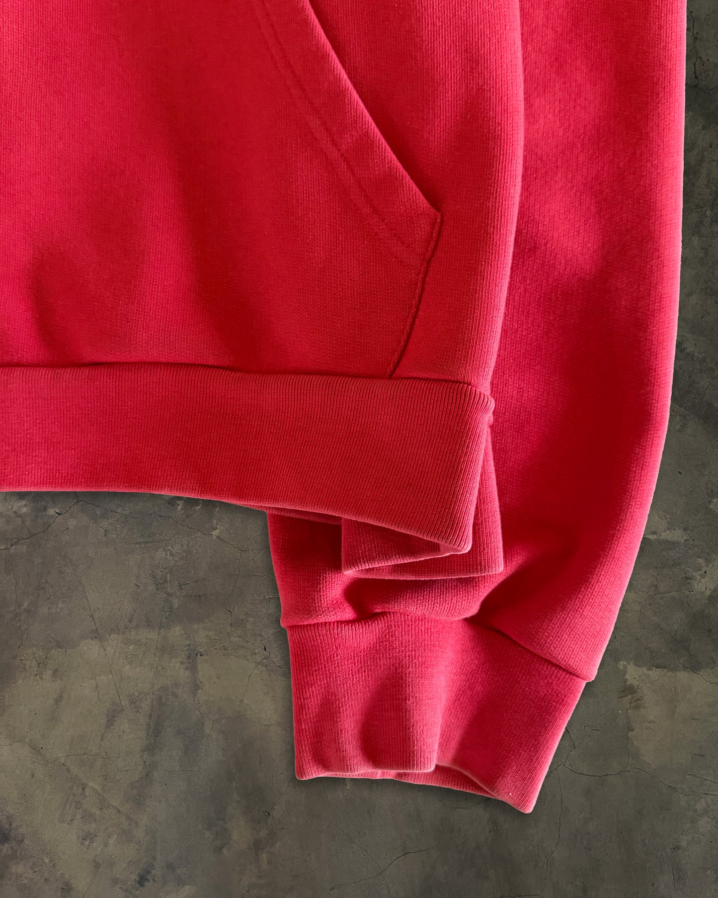 VETEMENTS AW2016 KOREA EXCLUSIVE HEAVY METAL RED HOODIE