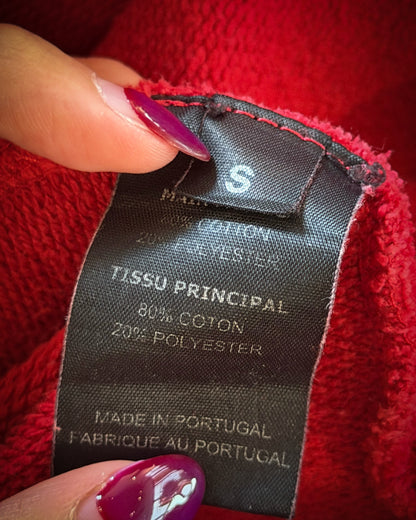 VETEMENTS AW2016 KOREA EXCLUSIVE HEAVY METAL RED HOODIE