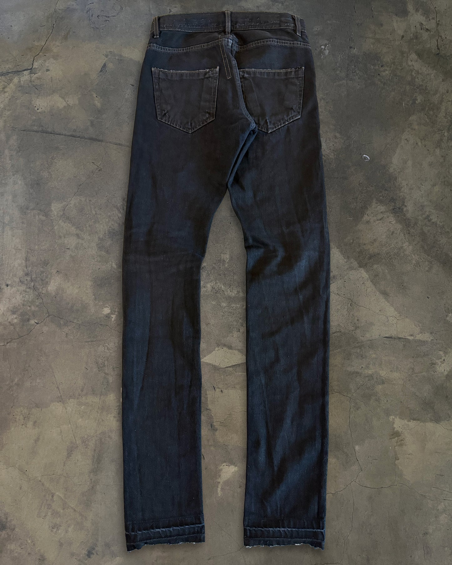 RICK OWENS 2008 DRKSHDW DETROIT CUT DENIM
