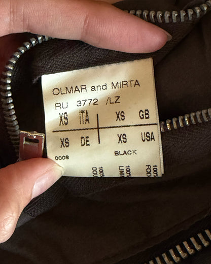 RICK OWENS SS2008 CREATCH LEATHER PILOT JACKET