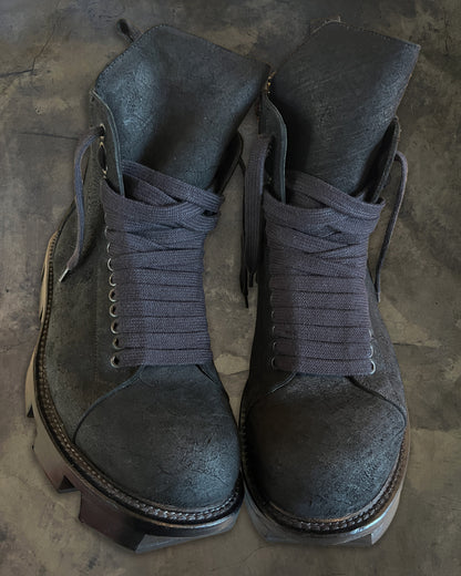 RICK OWENS FW13 RUNWAY PLINTH HIKER BOOT