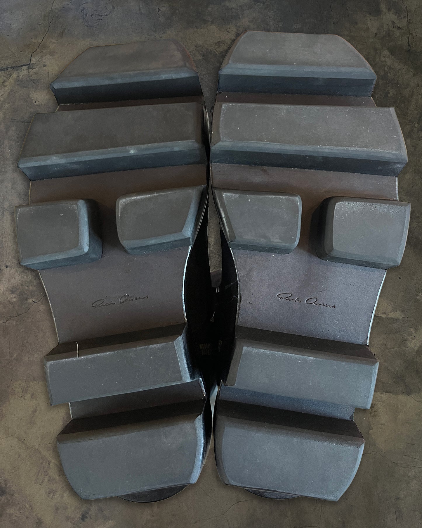 RICK OWENS FW13 RUNWAY PLINTH HIKER BOOT
