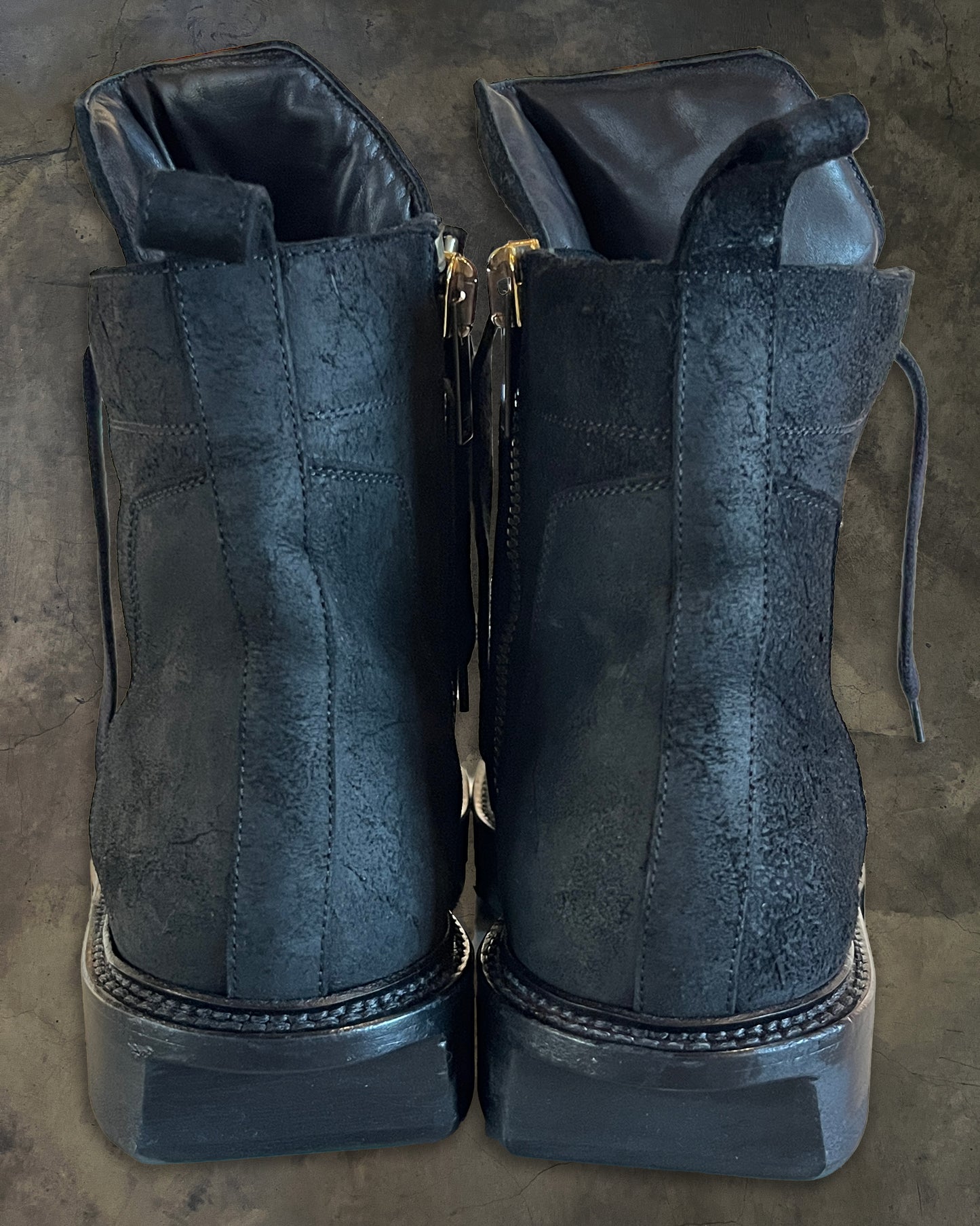 RICK OWENS FW13 RUNWAY PLINTH HIKER BOOT