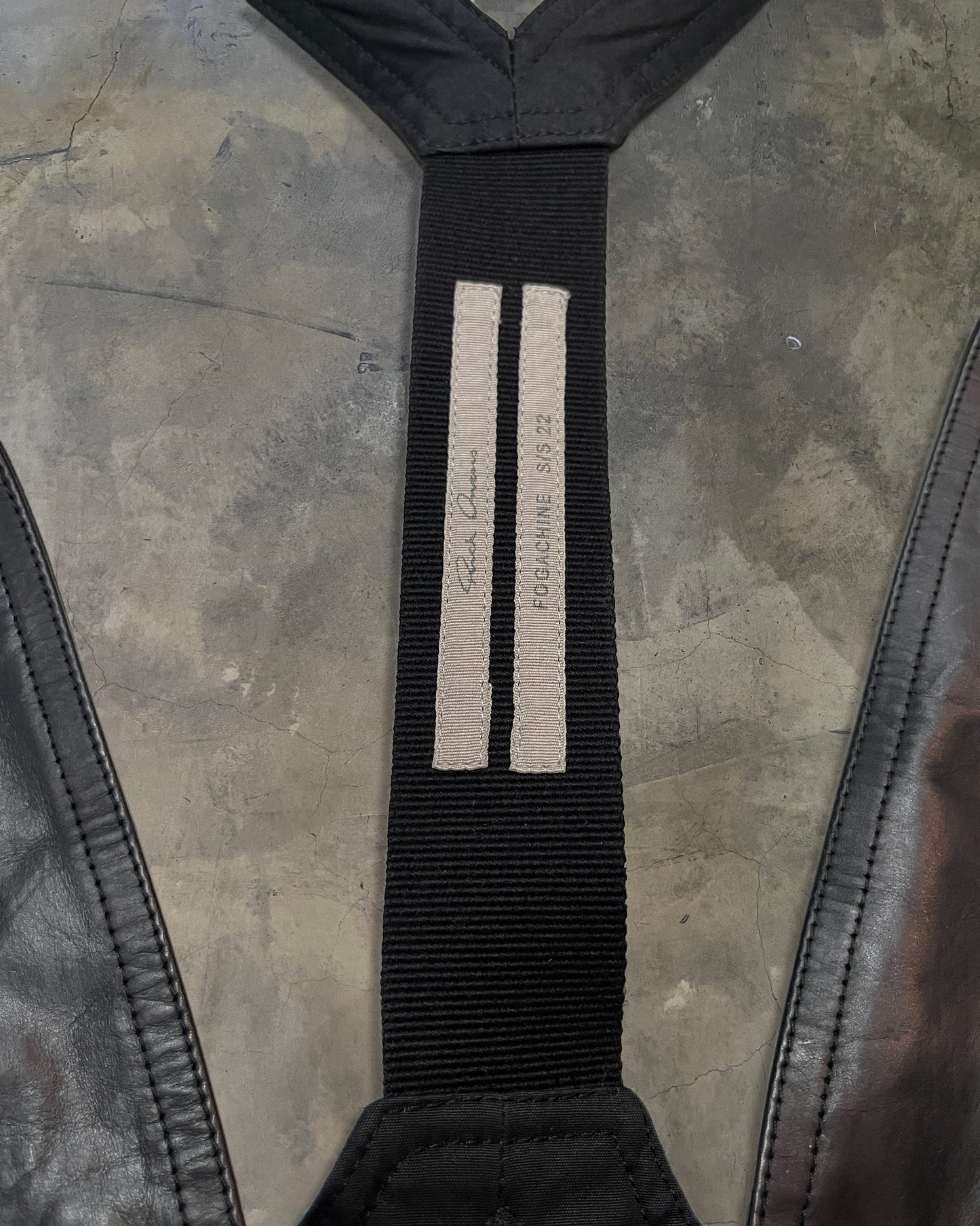 RICK OWENS SS2022 “FOGACHINE” BAUHAUS VEST