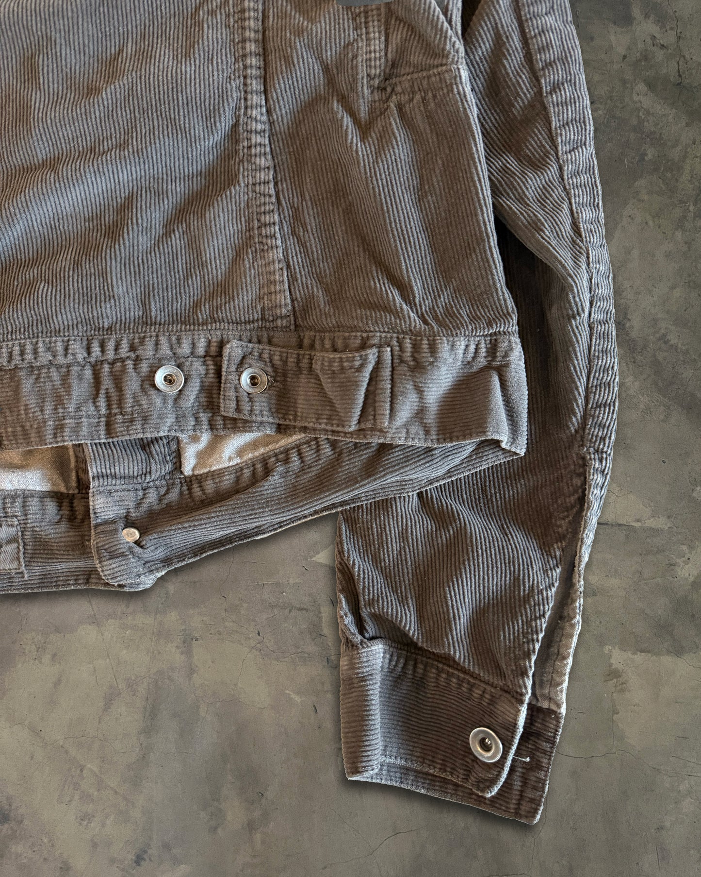 RICK OWENS FW2007 CORDUROY TRUCKER JACKET