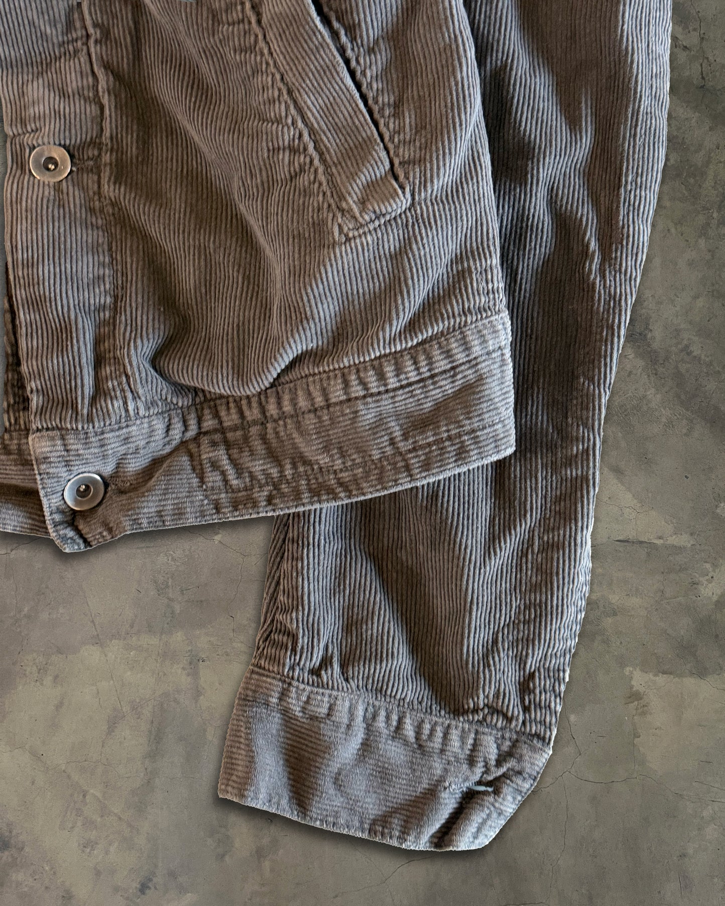 RICK OWENS FW2007 CORDUROY TRUCKER JACKET