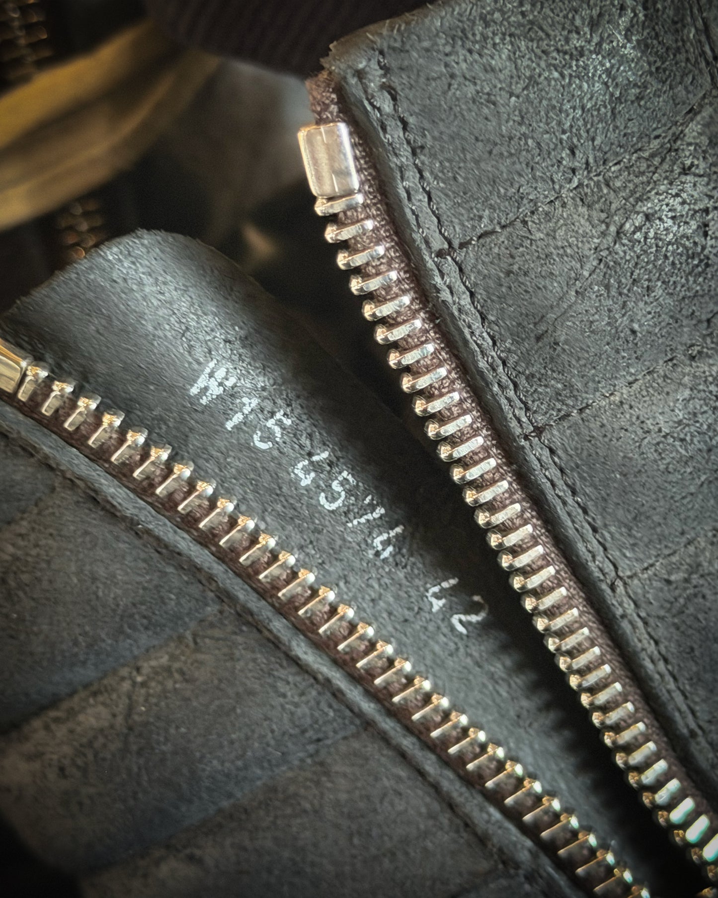 RICK OWENS SS2015 " SPINX" BLISTERED LEATHER CARGOBASKET