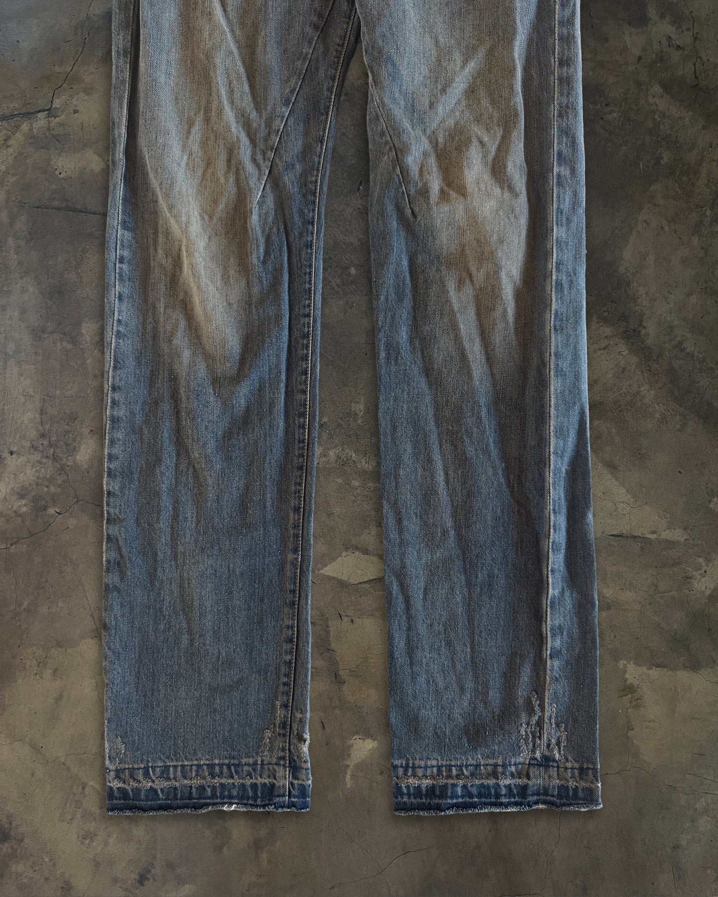 RICK OWENS AW2007 "EXPLODER" INDIGO DETRIOTS