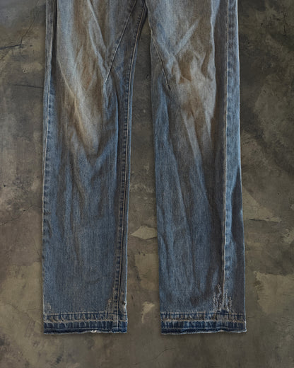 RICK OWENS AW2007 "EXPLODER" INDIGO DETRIOTS