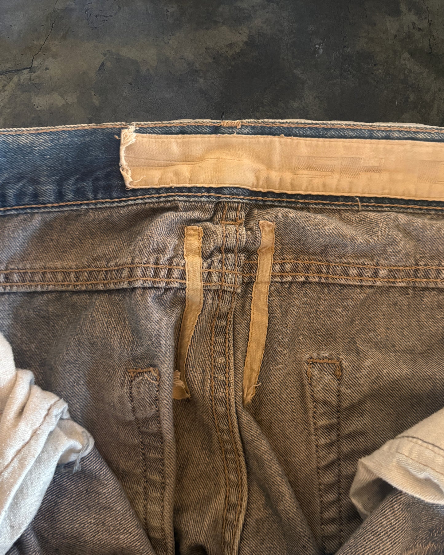 RICK OWENS AW2007 "EXPLODER" INDIGO DETRIOTS