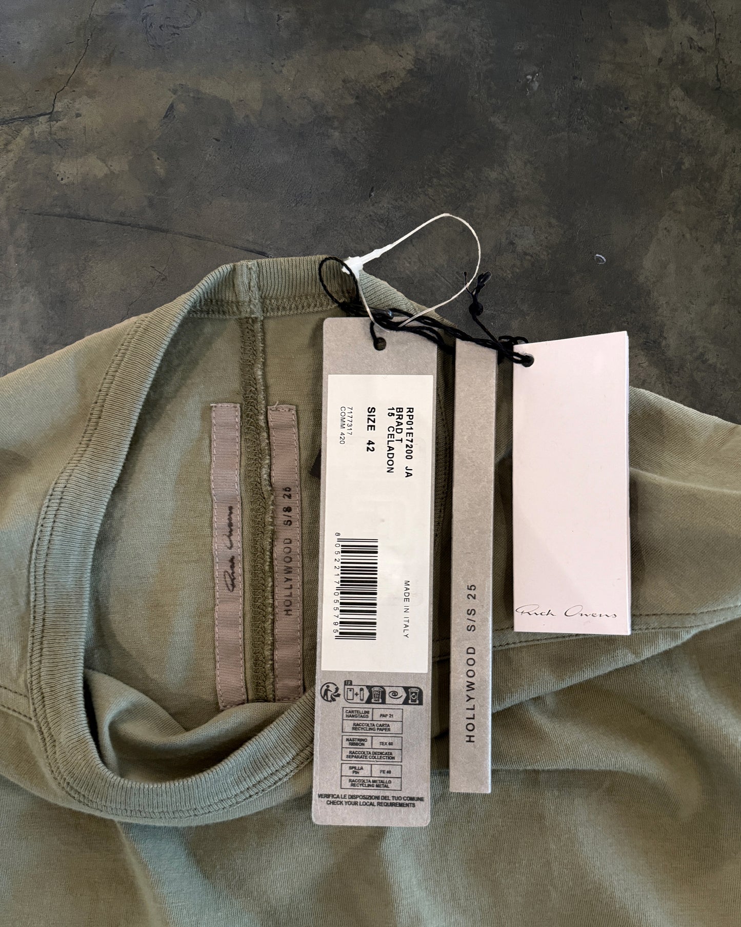 RICK OWENS SS2025 "HOLLYWOOD" BRAD T