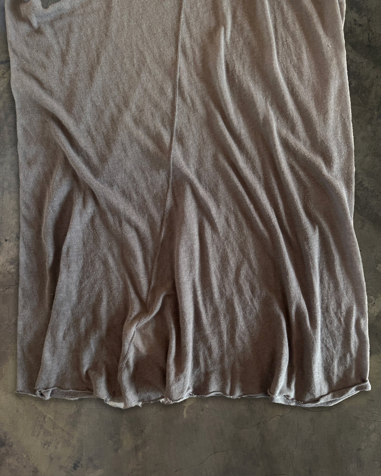 RICK OWENS SS2007 "DRAKE" V NECK TEE
