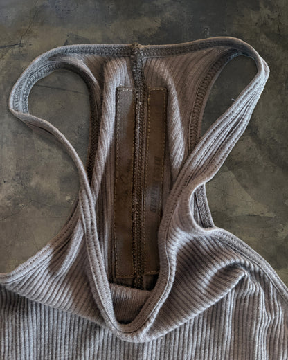 RICK OWENS SS2008 "STRUTTER" DUST RIBBED TANK