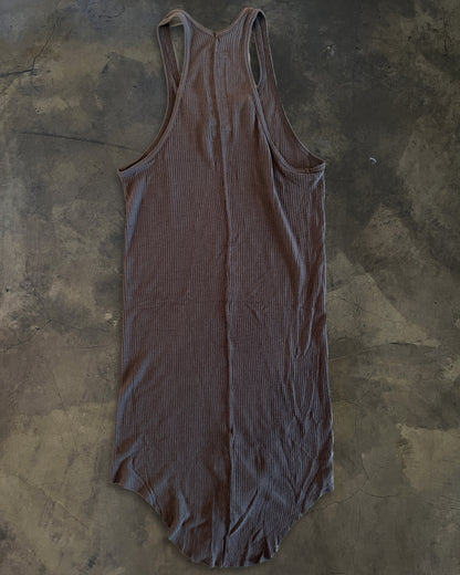 RICK OWENS SS2008 "STRUTTER" DUST RIBBED TANK