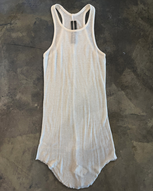 RICK OWENS FW2007 "WISHBONE" MILK RIBBED TANK