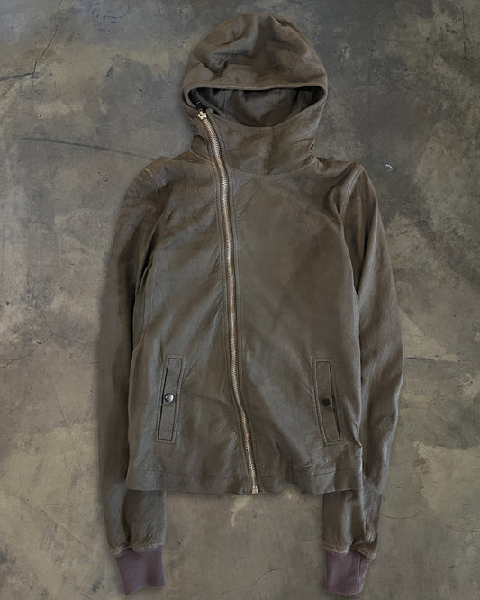 RICK OWENS FW2011 BLISTERED LAMBSKIN BULLET JACKET