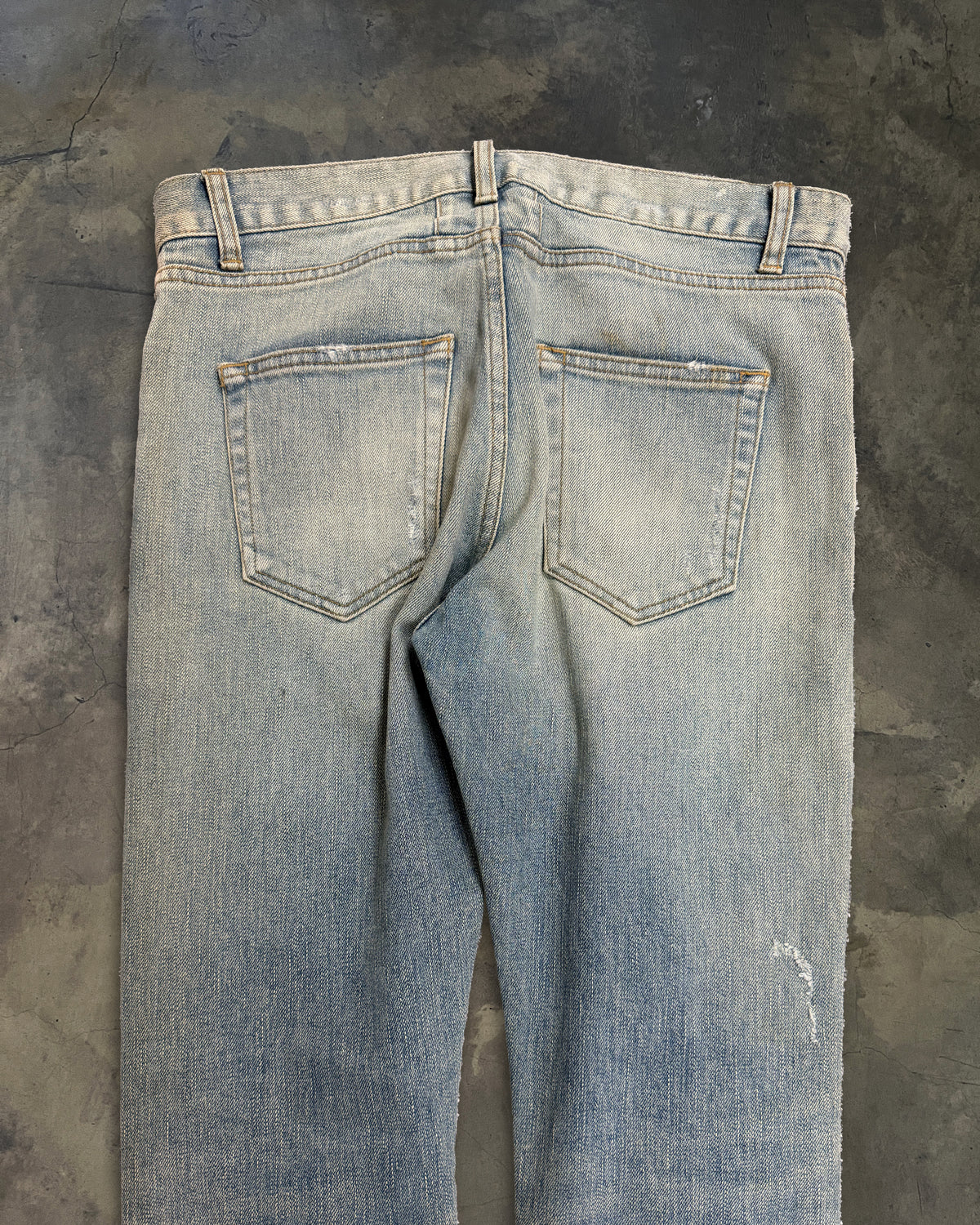 SAINT LAURENT SS2016 SAND WASH CRASH DENIM