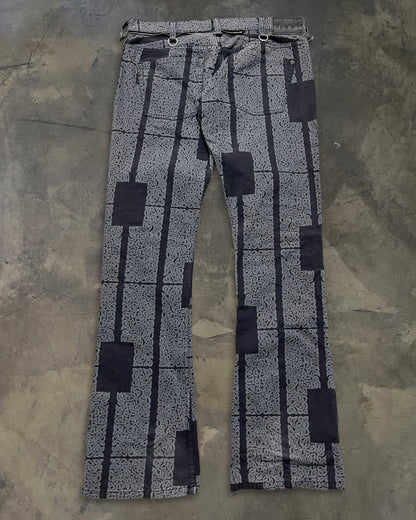 UNDERCOVER SS2003 SCAB TRIBAL PANTS