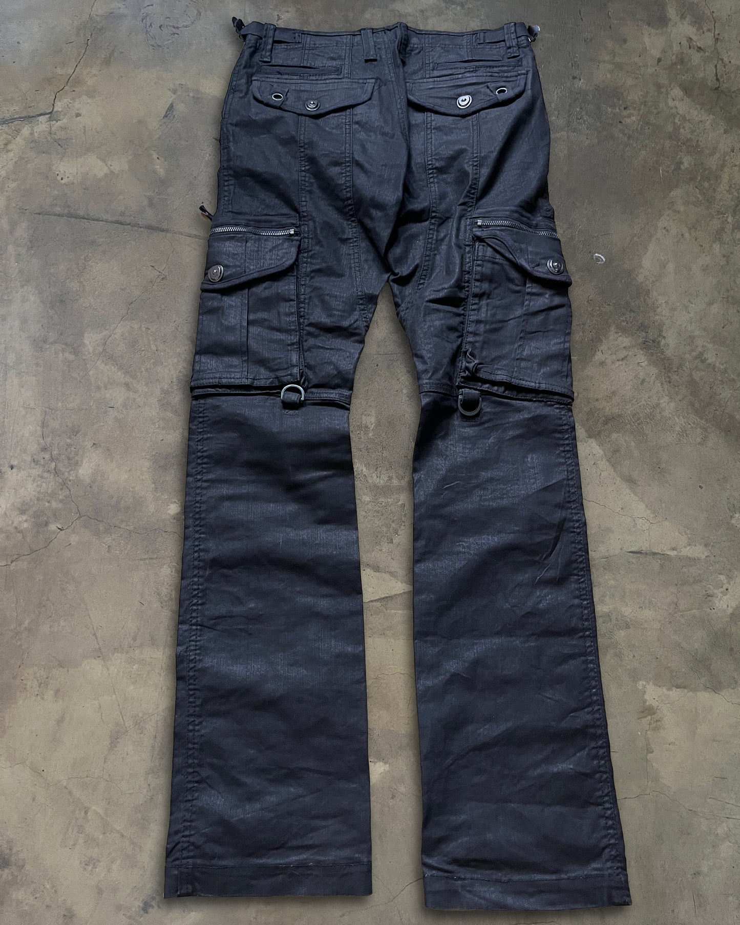 SCHLUSSEL WAXED CARGO PANTS ★★★