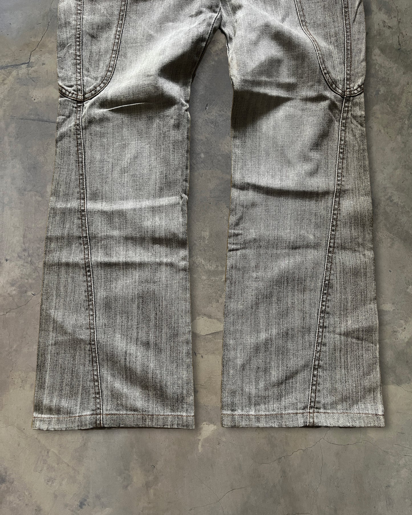 SEMANTIC DESIGN WASHED SNAKESKIN DENIM ★★★