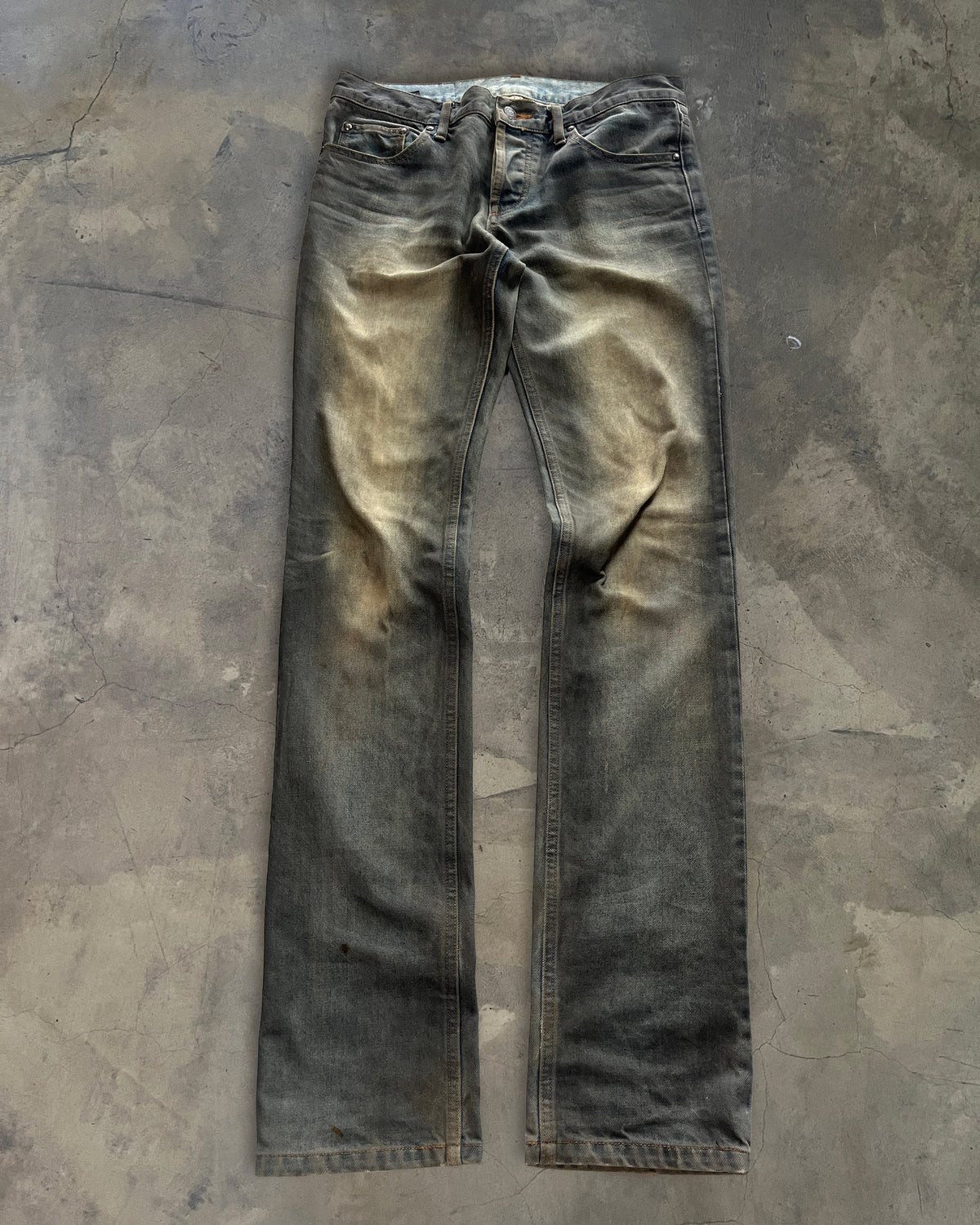 SHELLAC ASH WAXED DENIM – glam archive