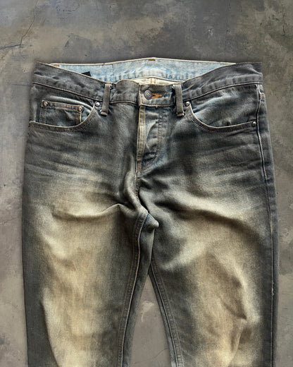 SHELLAC ASH WAXED DENIM