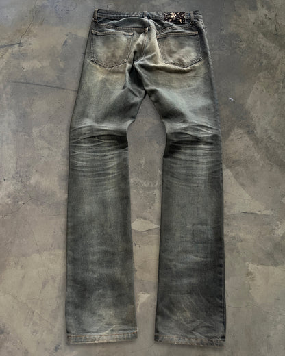 SHELLAC ASH WAXED DENIM