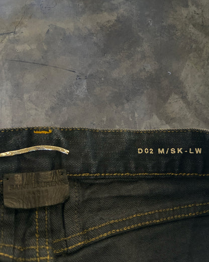 SAINT LAURENT FW2013 SCAB DISTRESSED JEANS