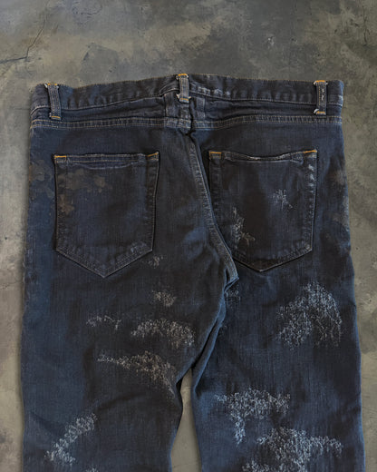 SAINT LAURENT FW2013 SCAB DISTRESSED JEANS