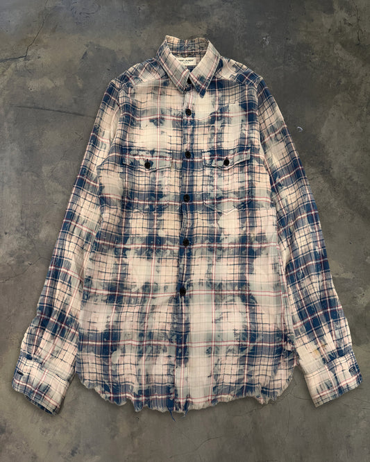 SAINT LAURENT SS2016  SURF SOUNDS FLANNEL