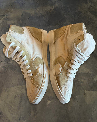 SAINT LAURENT SS2018 'SMOKING FOREVER' HI-TOP SNEAKER 41