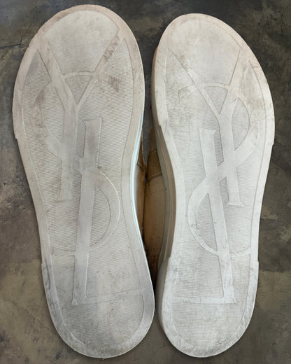 SAINT LAURENT SS2018 'SMOKING FOREVER' HI-TOP SNEAKER 41