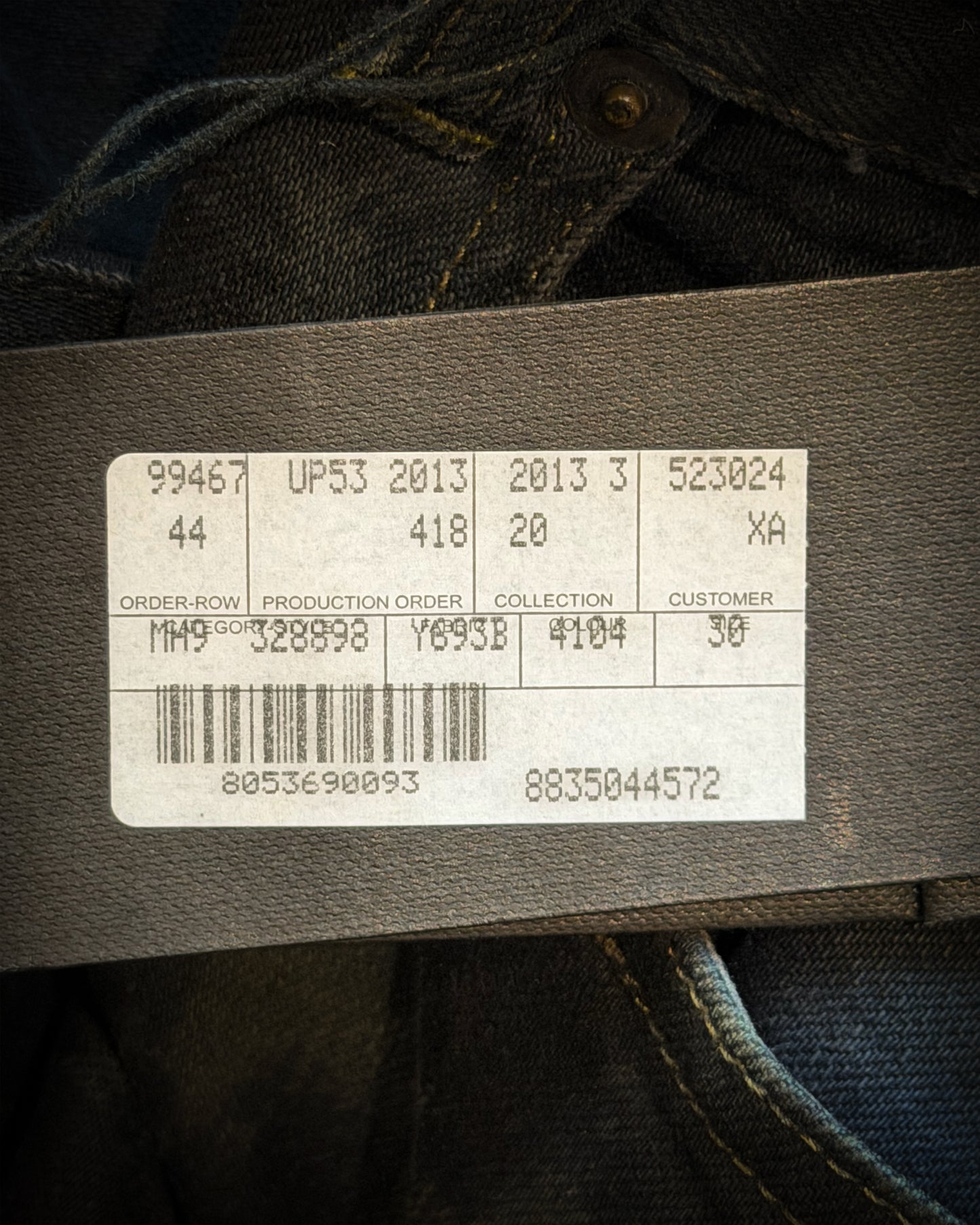 SAINT LAURENT SS2016 OIL STAINED D02