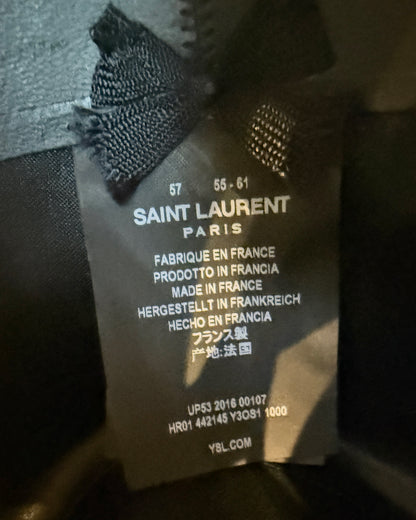SAINT LAURENT FW2016 BLACK FEDORA