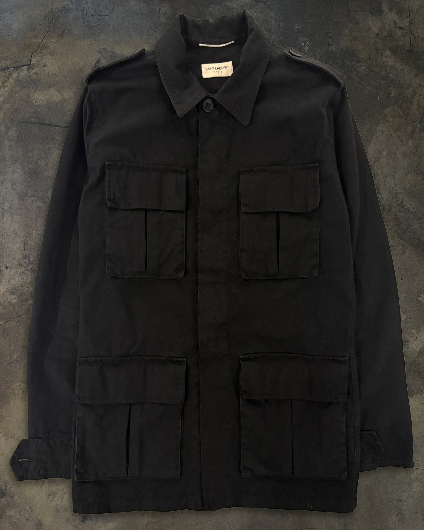 SAINT LAURENT AW2014 M65 MILITARY CARGO JACKET