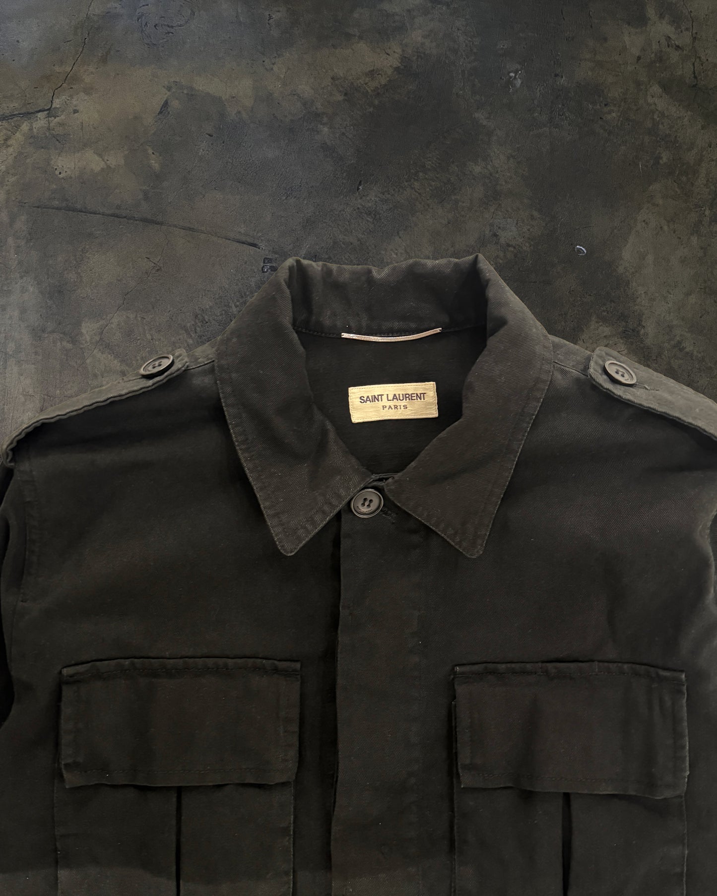SAINT LAURENT AW2014 M65 MILITARY CARGO JACKET