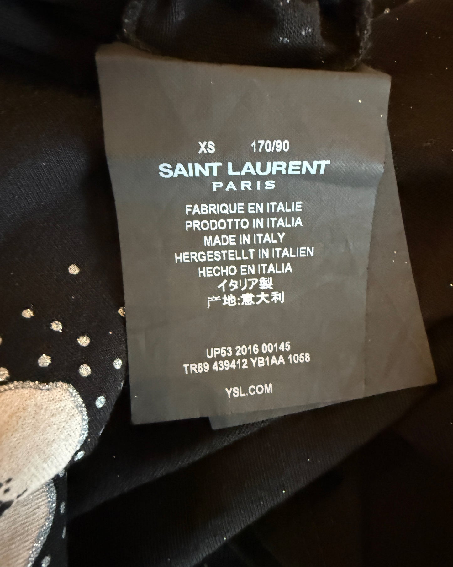 SAINT LAURENT SS2016 PALM TEE