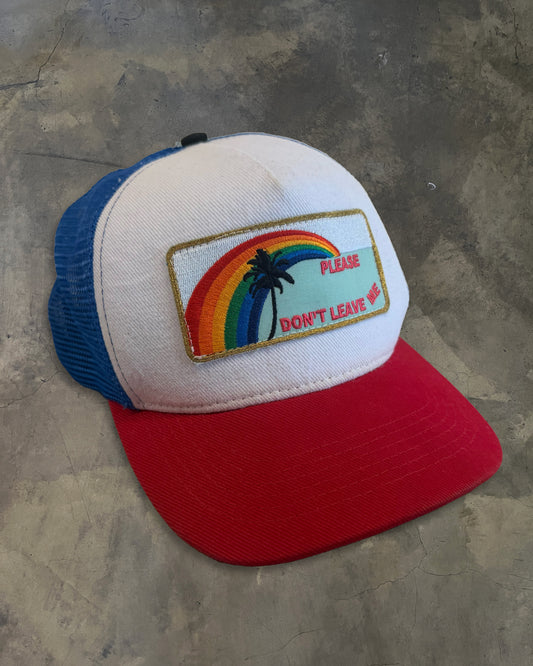 SAINT LAURENT SS2016 "SURF SOUND" TRUCKER HAT