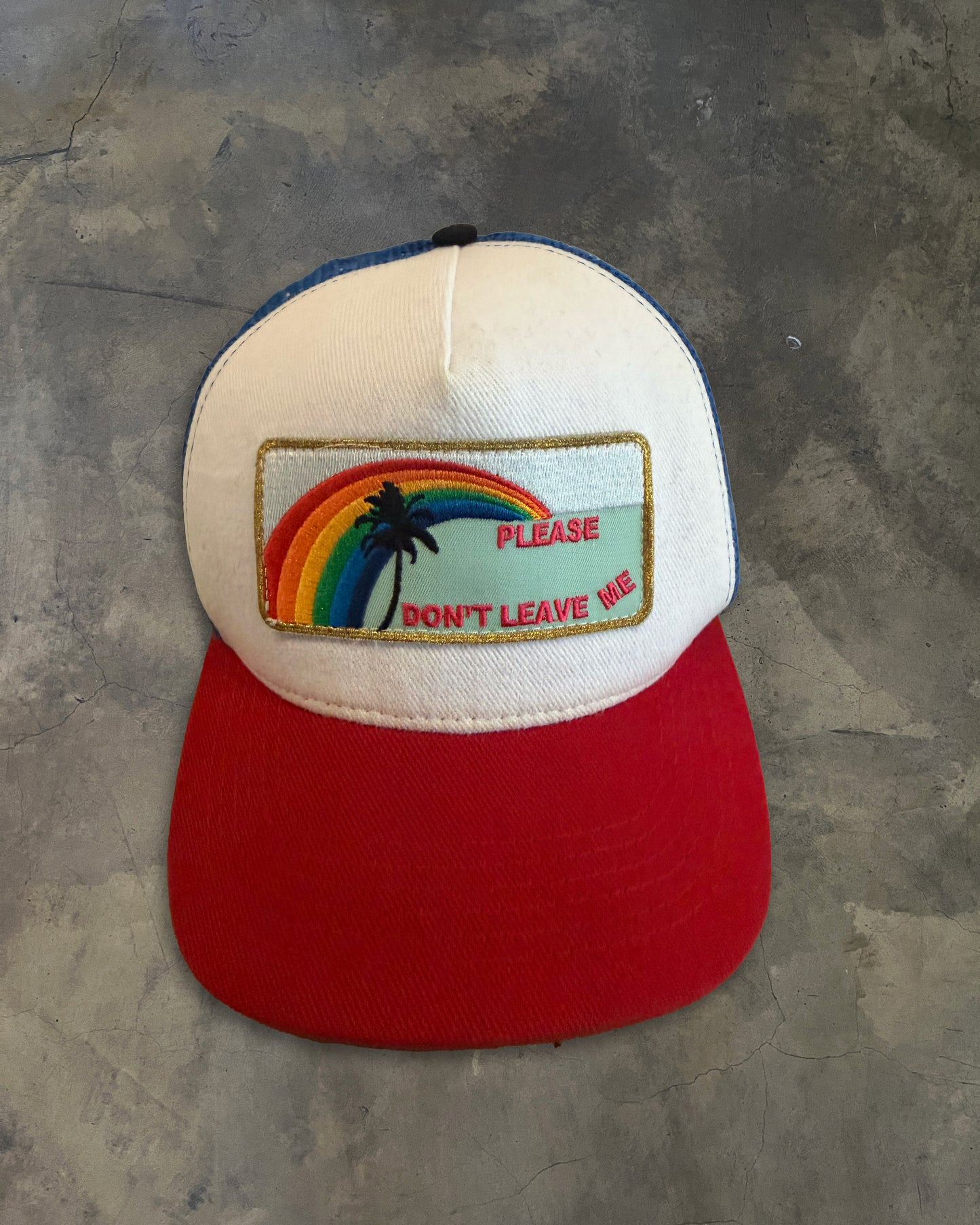 SAINT LAURENT SS2016 "SURF SOUND" TRUCKER HAT