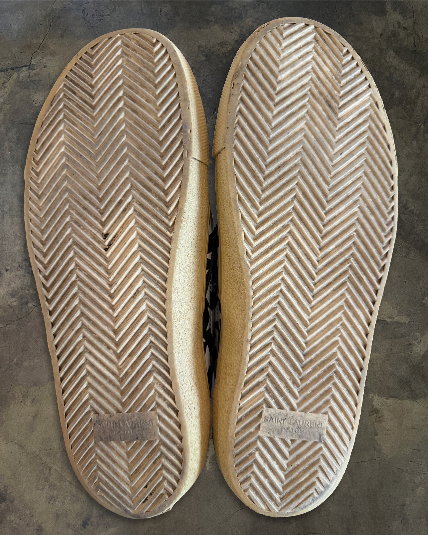 SAINT LAURENT STAR SLIP ON SNEAKER