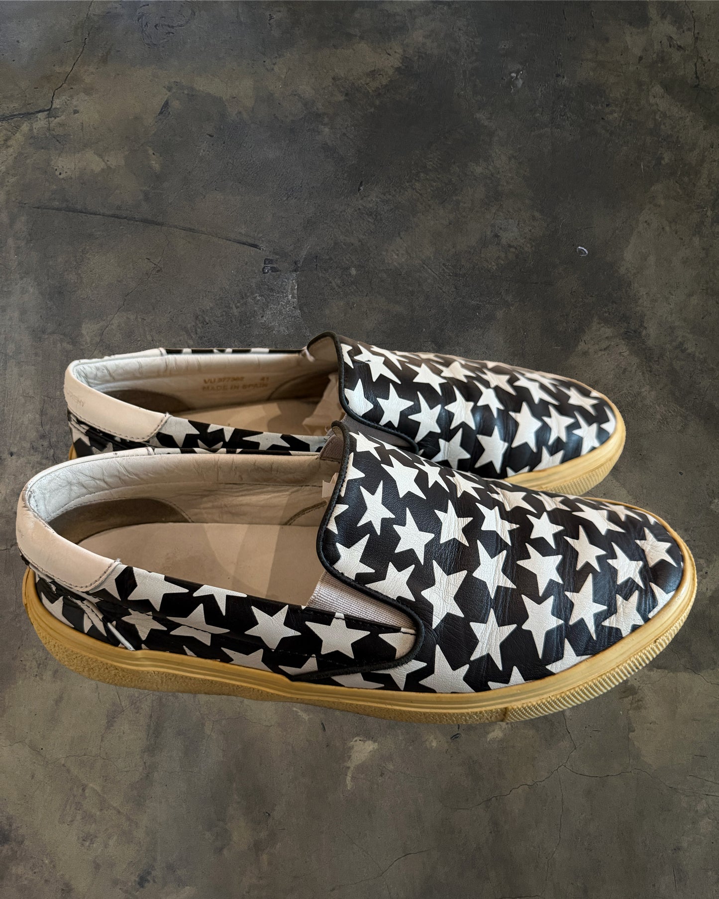 SAINT LAURENT STAR SLIP ON SNEAKER