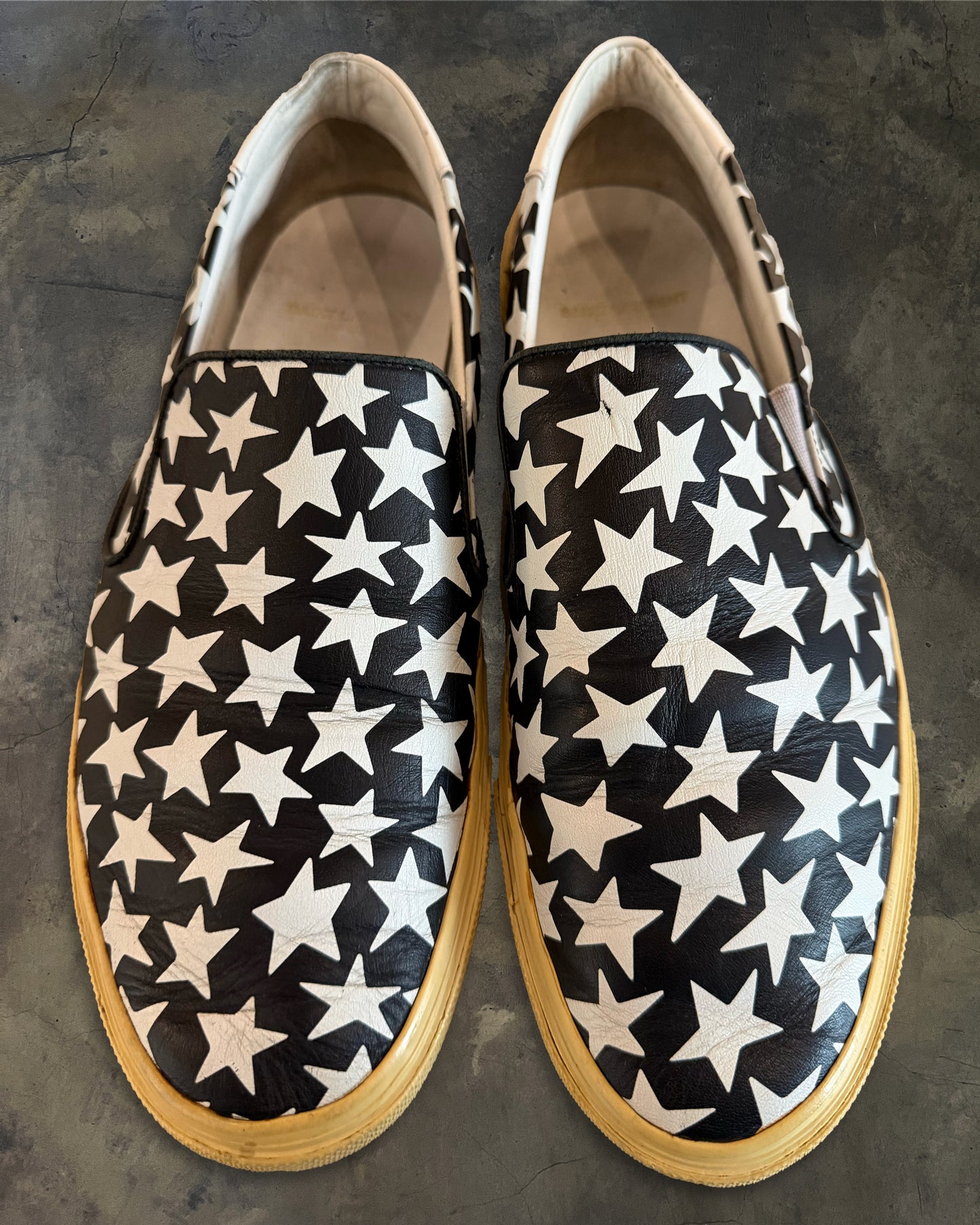 SAINT LAURENT STAR SLIP ON SNEAKER