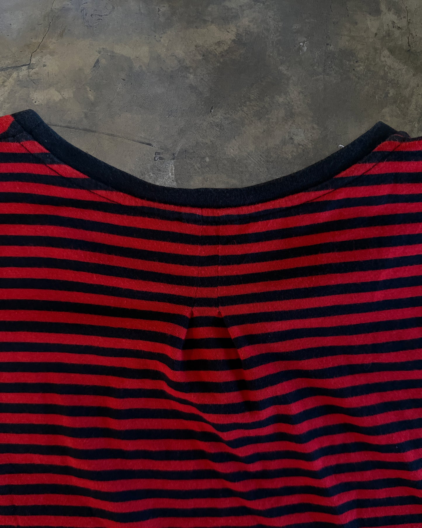 SAINT LAURENT AW2015 STRIPED POCKET TEE