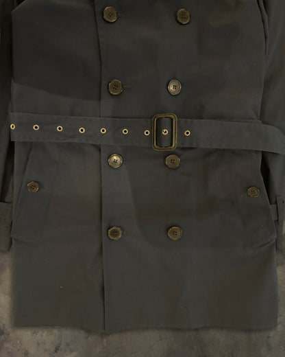 SAINT LAURENT SS2013 NAVY TRENCH COAT